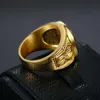 Cluster Rings Virgin Mary Ring For Men And Women Gold Color Stainless Steel Catholic Male Hip Hop JewelryCluster