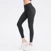 Active Pants 2023 Summer Yoga Pant Women For Fitness High midje Gym Legging Polyester Spandex Fabric Workout Gymkläder Jogging Tights