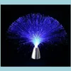 Party Decoration Decorations Fiber Optic Lamp Light Holiday Centerpiece Fiberoptic Led Festive Christmas Decor Supplies Gift Dhfiz