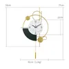 Zegary ścienne Projekt Nordic zegar cichy mechanizm Stylowy pokój ozdoby Klokken Wandklokken Dekoracja dom
