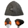 Beanieskull Caps Erkek Kadın Isıtmalı Şapka Akıllı Sıcak Kapak Bakımı Örgü Kış USB Elektrikli Isıtmalı Bisiklet Yürüyüşü Kayak Kapakları 231113