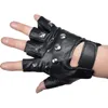 Cycling Gloves KUYOMENS Men Fingerless Wrist Half Finger Glove Unisex Mittens Real Genuine Leather Tactical