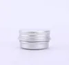 5ml 5g Aluminum Tin Jars Cosmetic Sample Metal Tins Empty Container Bulk Round Pot Screw Cap Lid Small Ounce for Candle Lip Balm