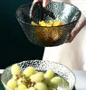 Миски простая фруктовая тарелка гостиная дом творческий современный чай несколько хрустальных стеклянных закусок дисков личность конфеты салат