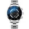Horloges Mannen Luxe Zakelijke Horloges Casual Mode Kalender Datum Klok Mannelijke Rvs Quartz Horloge relogio masculino 231114