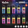 Vapsolo Tornado Vape 10000 12000 Puff Ranm Ranm Vaper Verter Pen Mesh Coil E Zigarette 10k 12k Puffs RGB Light Airflow Electronic Cigar Device