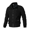 Mensjackor Spring och Autumn Workwear Flight Jacket Thin Casual Top Coat Air Force Standing Collar 231113