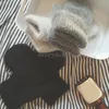 Guanti da donna in finta pelliccia di coniglio Guanti invernali da ciclismo in morbida peluche lavorati a maglia in cashmere con dita intere