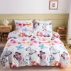 Zestawy pościeli Kwiatowe klasyczne nowoczesna kołdra i poduszka zwięzła styl łóżko tekstylne No Sheets 230413