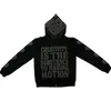 Herren-Kapuzenpullover, Sweatshirts, GROSSE FÖRDERUNG, europäischer und amerikanischer Herbst- und Winter-Herren-Sweatshirt mit Schaumstoff-Aufdruck, modisch, Retro, lockerer Hip-Hop-Gothic-Hoodie zln231114