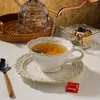 Fincan tabakları barok seramik kahve İskandinav tarzı kupa kupa basit düz renkli çay klasik stiller fincan set kupalar