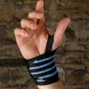 Suporte de pulso 1 pc bandagem cinta de levantamento de peso fitness ginásio esportes envoltório mão pulseira ajustável protetor adulto 231114