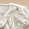 Kadın Panties 6pcs/Lot Kadın İpek Saten Panties Kadın Solunum İç Çamaşırı Paketi Bayanlar Knickers Briefs Panties Kadın Ropa İç 230414