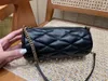 Y Home Small Cylindrical Bag Diamond Pattern Craft Original Leather Shoulder Bag Halloween Wallet Handbag New Counter Genuine Large Small Small 5A Designer Bag 24CM