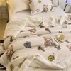 Decken YanYangTian Plaid Warm Herbst Winter Cartoon Decke Doppelte Wolldecke Weihnachten Tagesdecke auf dem Bett Sofabezug Atmungsaktiv 231113