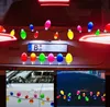 6 Pièces Décorations de Voiture de Noël Aimants de Réfrigérateur Réfléchissants de Noël Boule Lumineuse Autocollants Aimants de Baies de Gnome Autocollants de Voiture pour Fournitures de Fête de Vacances SN4504