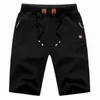 Men s Shorts Summer Breeches Cotton Casual Sweat Bermudas Men Black Homme Classic Brand Clothing Beach Male 230414