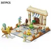 Blocs Plantes vs Zombies Brique Château Costume Scène Construction Jouets Véhicule Zombie Voiture BOSS Pirate Bateau Petite Particule Puzzle Cadeaux 231114