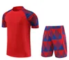 23/24 Barcelona TRACKSUIT voetbalshirts barca SET volwassen TRAININGSPAK 23/24 Barcelona mannen Korte mouwen pak trainingspakken