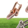 Стильные серьги с бриллиантами, медные серьги-гвоздики U, женские дизайнерские серьги, серебряные, розовые, золотые, модельерские серьги4528835