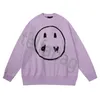 Designers Yellow Man Retro Smil Ey Face Lettres Imprimer Sweat-shirt Femme Printemps Tendance à manches longues Top High Street Pull Luxurys