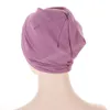 Indian Muslim Hijab Inner Hat Women Turban Chemo Caps Stretch Islamic Hair Loss Headwear Beanies Femme African Cover Wraps