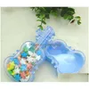 Party Favor Belle boîte à bonbons en plastique pour violon Baby Shower Décor Cadeau Fournitures Anniversaire Faveurs Boîtes Za4977 Drop Livraison Accueil Dhyc8