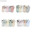 Kids Socks Baby Newborn 5Pairs/lot Summer Mesh Thin Baby for Girls Cotton Infant Casual Boy Girls Toddler CartoonL231114