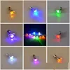 Stud 1 Paire Light Up Led Boucles D'oreilles Clous Clignotants En Acier Inoxydable Clignotant Dance Party Accessoires Pour Filles Drop Delivery Juif Dhgarden Dhx6J