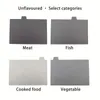 4PCS/セット、果物と野菜の分類切断板セット、家庭用キッチンカッティングボードセット、ベース付き小麦ストローカッティングボード、プラスチックカッティングボードセット