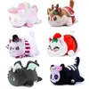 Plush Dolls Cute Meows Aphmau Plush Doll Aphmau Mee Meow Food Cat Coke French Fries Burgers Bread Sandes Sleeping Pillow Children Gifts 230413