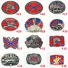 Pasy modowe USA klamry amerykańskie flagi orła męskie klamry paska vintage czaszka krzyżowa flaga prostokąta Pasek Pasek LT350