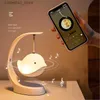 Luzes noturnas LED Night Light USB recarregável Bluetooth Bird Night Lamp 7 cores Table Light Decor Quarto Bebê Namorada Presente Q231114