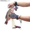 Hunting Slingshots Powerful Full Set Fishing Slingshot Outdoor Hunting Shooting Camping Fishing Compound Bow And Arrow Catching Fish Q231114