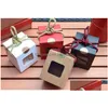 Gift Wrap Creative Design Kraft Paper Box With Clear Window Honey Jam Tea Brown Sugar Candy Rope Lx0232 Drop Delivery Home Garden Fe Dhql1