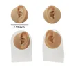 Jewelry Pouches Silicone Ear Model Piercing Holding Tool Soft Display Three-Dimensional Mannequin Teaching Instruction Practice