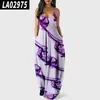 Casual Dresses 2023 Summer Women Beach Wear Long Pullover Dress Elegant Sleeveless Suspender