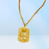 Rock-Anhänger-Halsketten, 18 Karat Gold, aushöhlender Drache, herrschsüchtig, raue Persönlichkeit, Designer-Schmuck für Männer, Hip Hop, kubanische Gliederkette, N6278045