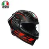 AA Designer Helm Helmen Moto AGV Integraalhelmen PISTA Italië Geïmporteerde racewagen IJsblauw Gesmeed Koolstofvezel Rossi Limited Edition 75e verjaardag WN SO4V VODT