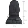 Masseur de dos voiture bureau à domicile coussin de massage complet du corps chaleur 7 moteurs matelas vibrant dos cou tapis chaise Massage siège de relaxation 12 V 231113