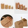 Present Wrap Rice Paper Bag Tea Packaging Cardboard S Kraft Väskor Matförvaring Standing Packing LX0043 Drop Delivery Home Garden DHH9J