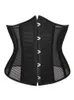 Femmes Shapers Gothique Mesh Respirant Corset Femmes Sexy Bustier Taille Cincher Minceur Corps Shaper Plus La Taille Underbust Corselet Noir Clubwear 230414