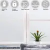 Raamstickers pure witte matte privacyfilm anti-uv sticker mat waterdichte decoratieve slaapkamer badkamerkantoor kantoor