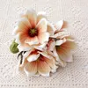 Decoratieve Bloemen Luxe Real Touch Magnolia Kunstmatige Thuis Tafel Decor Fleur Artificielle Bruiloft Decoratie Bruids Bloemen