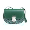 Borsa da viaggio di alta qualità Pochette da viaggio Borsa da donna di lusso Borsa tote firmata in pelle Cartelle moda cross body da uomo Borsa tracolla regolabile verde