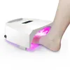 Nail Dryers Big Size Rechargeable Nail Lamp 96W Cordless Gel Polish Dryer Manicure Machine UV light for Nails Wireless Nail UV LED Lamp 230414