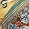 Blankets Mandala Tarot Blanket Sofa Cover Woven Blanket Throw Thread Wall Carpet Tapestry Home Decor Casual Camping Mat Sun Moon Phase 230414