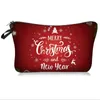 UPSクリスマスデコレーション2023年ギフトメリーサンタスノーマンプリント化粧品バッグギフト2023ノエルナタールナビダッド装飾品