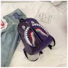 Borsa per bambini Cartoon Shark Zainetto Borsa Personalizzata Graffiti Studente Bambini Moda Zaino Studenti scolastici Ragazzo Mini Borse per ragazze G80PEWT 876