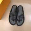 BOM DIA FLAT MULE Sandales hommes WATERFRONT mule Cool Sans effort Élégant Diapositives 2 sangles avec boucles dorées ajustées homme Pantoufles d'été 06